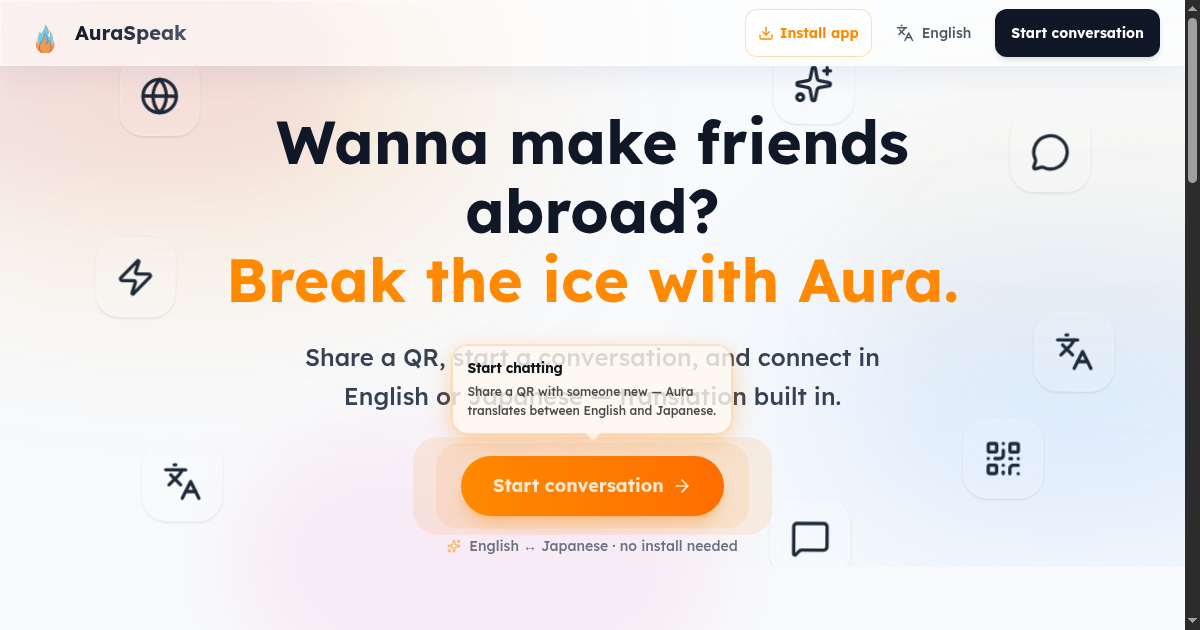 AuraSpeak preview